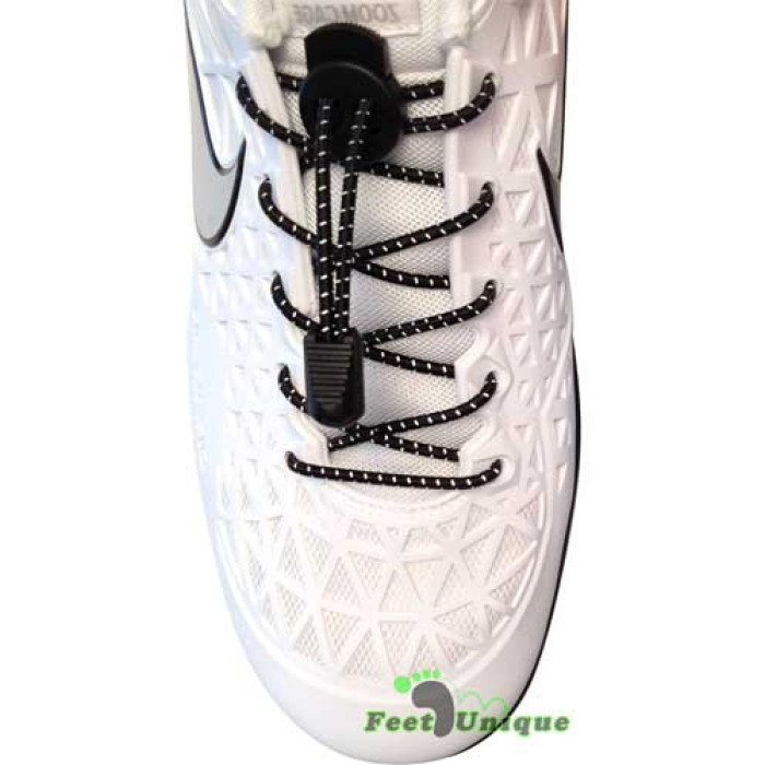 Buy Reflective Lock Black Shoelaces Here